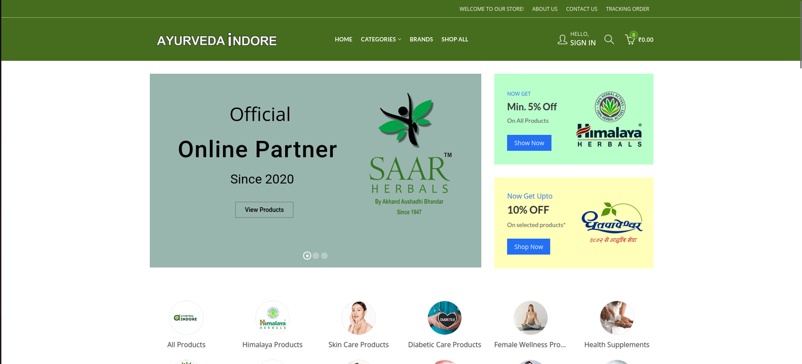 Ayurveda Indore Website